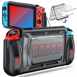 Protective Grip Hard Case Cover For Nintendo Switch Console Joy Con Controller - Picture 1 of 7