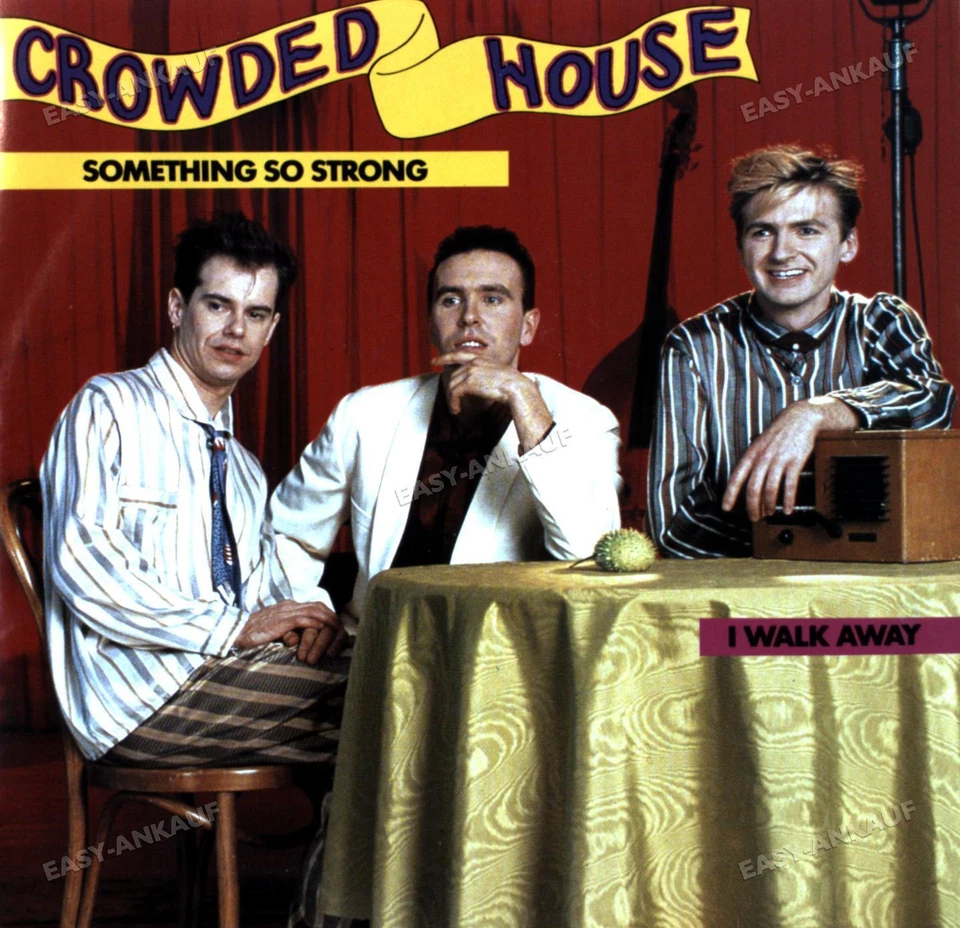Crowded House - Something So Strong 7" (VG+/VG+) ' - Image 1 of 1