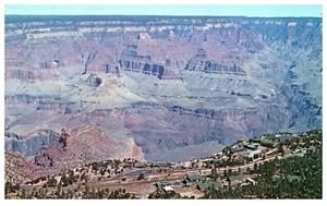 Grand Canyon National Park Village & Hotel Vintage Postcard - Picture 1 of 2