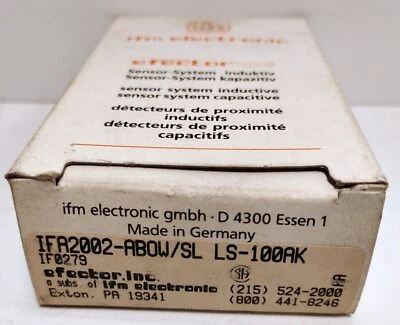 Efector IFA2002-ABOW/SL-LS-100AK IF0279 20-250 V DC Inductive Proximity Sensor - Image 1 of 4