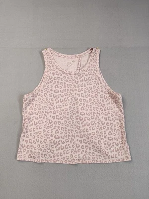 GapFit Women Tank Top S Purple Animal Print Poly Blend Regular Fit Sleeveless - Image 1 of 4
