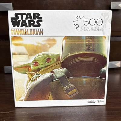 Rompecabezas Buffalo Games 3368 Star Wars The Mandalorian Baby Yoda - 500 piezas Foto 1 de 4
