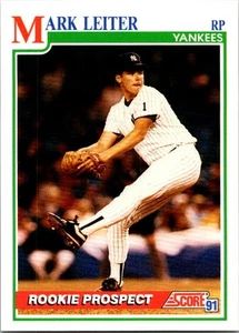1991 Score #727 Mark Leiter - Picture 1 of 2
