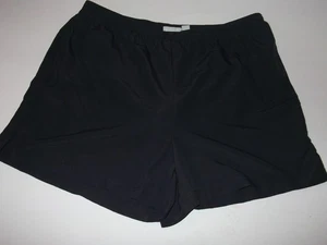 LL BEAN Mens Black Athletic Shorts With Liner SIZE L- Running Training Hiking - Picture 1 of 3