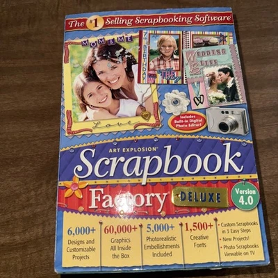 Art Explosion Nova Development US Scrapbook Factory Deluxe 4.0 [Old Version] #9 - Image 1 of 4