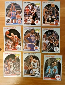 Lote de tarjetas de baloncesto Aros 1990-91 - 23 tarjetas - duplicados - All-Star - Novato - Casi nuevo - Imagen 1 de 4