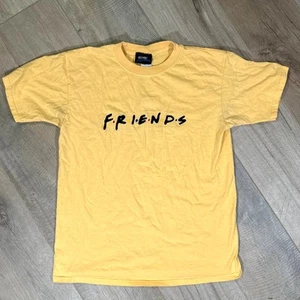 VTG 90s NBC Experience Friends TV Show Promo Spellout Embroidered T-Shirt Sz L - Picture 1 of 5