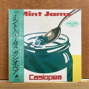 Casiopea Mint Jams Clear Green Vinyl LP Analog Record Limited Ver. MHJL-449 Obi - Foto 1 di 2