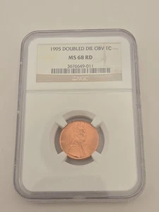 1995 Lincoln Memorial  Doubled Die Obverse NGC MS68 RD - Picture 1 of 6