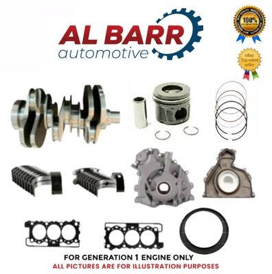 RANGE ROVER 3.0 FORGED CRANKSHAFT 306DT TDV6 ENGINE REBUILD RECONDITIONING PARTS - Image 1 of 4