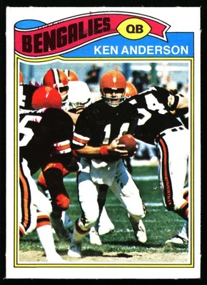Ken Anderson 1977 Topps mexicano #235 casi nuevo - raro Foto 1 de 2