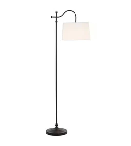 Hampton Bay 24123-000 Carver 58 in. Satin Black Downbridge Floor Lamp - Picture 1 of 10