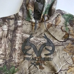 Realtree Extra Hunting Hoodie Mens 3XL Brown Camo Pullover Sweatshirt Outdoor  - Picture 1 of 6