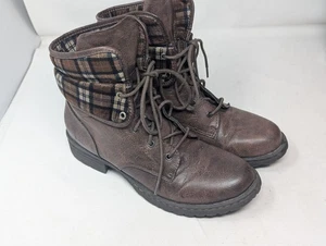 BOC Born Concept Stiefel Damen 9-1/2 M Schnürstiefel Bristol C72506 braun Kunstleder - Bild 1 von 11