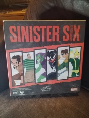 Marvel Sinister Six Board Game Spider-Man Villains Heist Card Game - Image 1 of 4