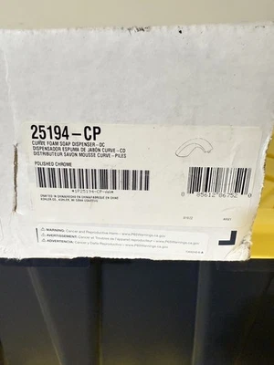 KOHLER # 25194-CP  Curve 3-9/16 in.  Soap Dispenser Polished Chrome NEW - Image 1 of 4