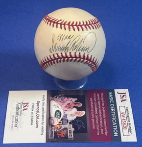 Frank Robinson 586 HR Signed Rawlings AL Ball Baseball JSA AW45820 - Picture 1 of 7