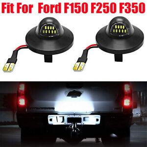  2 x For Ford LED License Plate Light Replacement Rear Bumper Tag Assembly Lamp