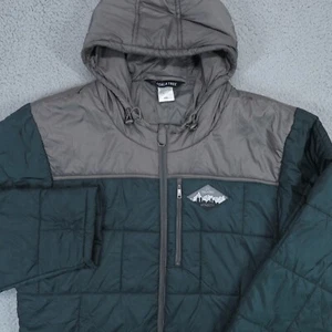 Chaqueta CoalaTree Para Hombre XXL Verde Gris Puffer Aislada Acolchada Camping Aventura - Imagen 1 de 11