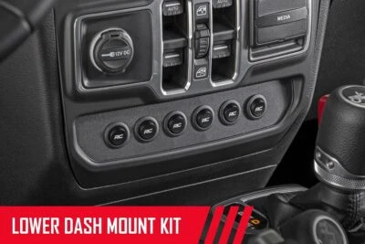 MLC-6 Light Controller Lwr Dash Mount for Wrangler JL Gladiator JT-Rough Country - Изображение 1 из 4