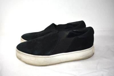 Zapatos planos VINCE de cuero gamuza negro talla 39/8M a la venta Foto 1 de 4