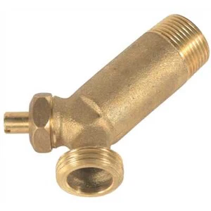 Camco 11512 Brass Water Heater Drain Valve Bronze/Copper Metallic - Picture 1 of 2