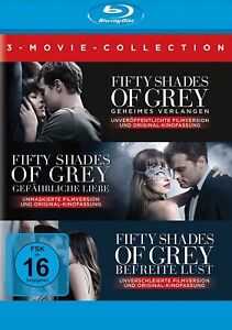 Fifty Shades of Grey 1+2+3 - 3-Movie Collection # 3-BLU-RAY-NEU