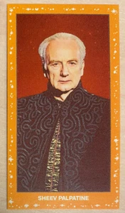 SHEEV PALPATINE - 2022 Topps T206 STAR WARS Wave 1 - ORANGE STAR FIELD Back - #8 - Picture 1 of 5