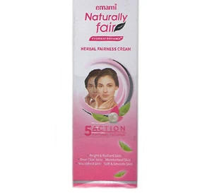 EMAMI NATURALLY FAIR HERBAL FAIRNESS CREAM BUY 2 + GET 2 FREE LIMITED TIME OFFER - Picture 1 of 4