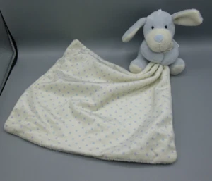 Marks & Spencer M&S Puppy Dog Baby Comforter Soother Blue Cream Stars 01314083 - Picture 1 of 4