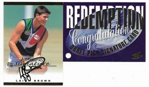 2000 Draft Pick Signature (DS5) Leigh BROWN Fremantle #578 :::: - Picture 1 of 2