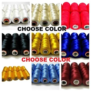 Art Silk Machine Embroidery Thread Spool for Jewellery Bangle Jhumka Making Craf - Picture 1 of 20