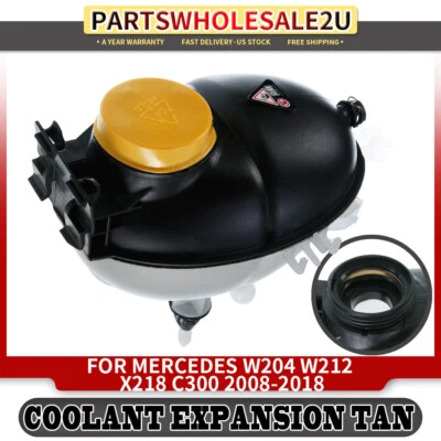 Pressurized Coolant Reservoir w/ Sensor for Mercedes-Benz W204 W212 C250 CLS350  - Image 1 of 4