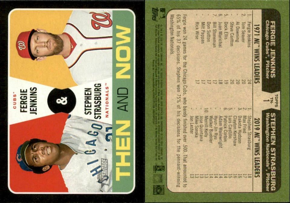 2020 Topps Heritage Then and Now Baseball Card Complete Your Set You U Pick List - Image 1 of 1