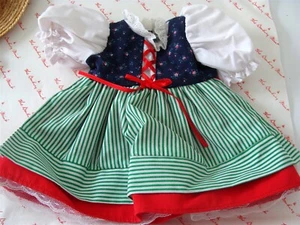 Traje de muñeca de vestir The Shirley Temple 16" Heidi Danbury como nuevo - Imagen 1 de 8