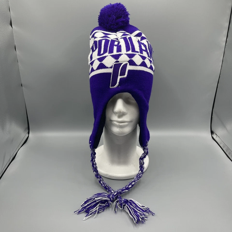PORTLAND Pilotos FÚTBOL TALLA ÚNICA GORRO SOMBRERO Púrpura Foto 1 de 4
