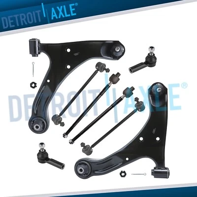 Front Lower Control Arms Sway Bars Tie Rods for 2006-2013 Suzuki Grand Vitara - Image 1 of 4