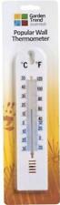 Thermometer 20cm Indoor Outdoor Temperature Wall Hanging Room Sensor No Mercury