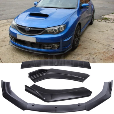 For Subaru Impreza 2000-2016 3Pc Car Front Bumper Lip Splitter Spoiler Body Kit - image 1 of 4