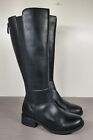 UGG Vinson Riding Rear-Zip Boot, Black Leather, Womens Size 6 US / 37