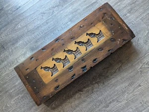 Antique 19th Century Primitive Wooden MOLD Cookie Butter Candy Extra Large 10 lb - Picture 1 of 11