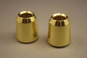 Paar massive Messing Kerzenanhänger 7/8", brandneue Brenner, Topper (2 Stück) - Bild 1 von 7
