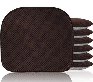 Set of 2 Memory Foam Chair Cushion U-Shaped Non-Slip Kitchen Chair Seat Cushions - Picture 1 of 7