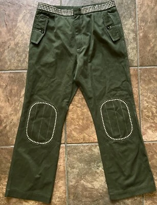 Wales Bonner Studded Olive Pants Dries Agnes Midnight Undercover Punk Workwear  - Image 1 of 4