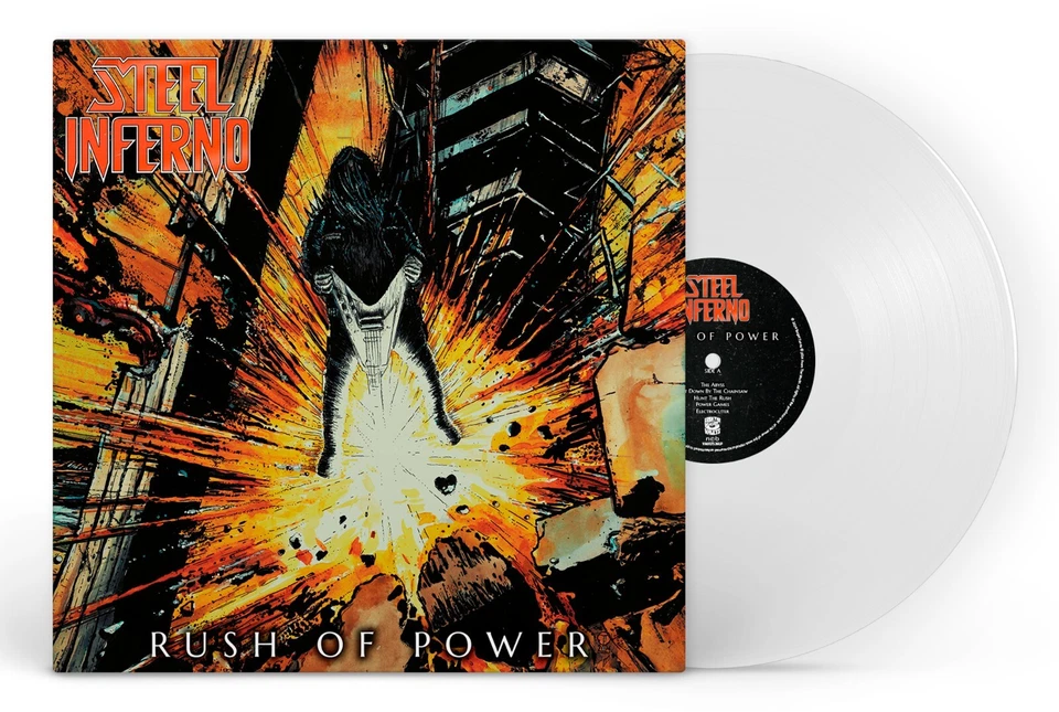 STEEL INFERNO - Rush Of Of Power (LIM.200 WHITE V.*DK HEAVY / SPEED METAL*ANNIHI - Bild 1 von 1