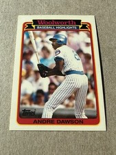 1989 Topps Woolworth Highlights #11 Andre Dawson Chicago Cubs HOF Baseball Card