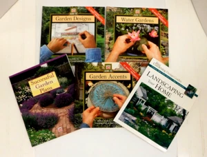 Lot of 5 Time Life/Fine Gardening Books Accents Water Garden Designs Plans - Picture 1 of 11