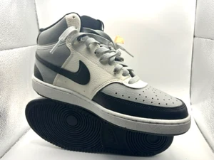 Nike Court Vision Mid Next Nature LT Smoke Grey/Blk DN3577-002 8.5 M US Sneaker - Picture 1 of 9