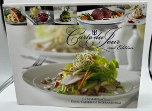 4x Signed CARTE DU JOUR/ROYAL CARIBBEAN CRUISELINE COOKBOOK 2nd ED HC Book - Imagen 1 de 7
