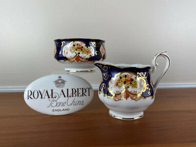 Crema y azucarero abierto Royal Albert HEIRLOOM 10 OZ Foto 1 de 4